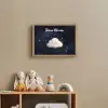 Wolkje - Gezichtje - Sterren - Donkerblauw Light Box met batterij (Wandlamp kind) middel -sfeer2_kind