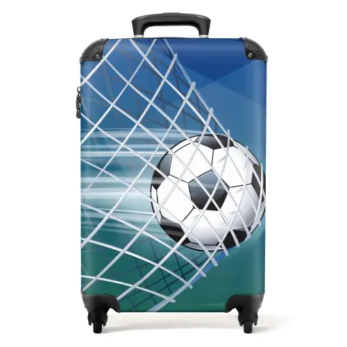 Goal-getter blauw Koffer - NBS - Handbagage middel -productfoto_recht