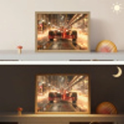 Formule 1 - Auto - Race - Goud - Jongens Light Box met batterij (Wandlamp kind) middel -sfeer3_kind