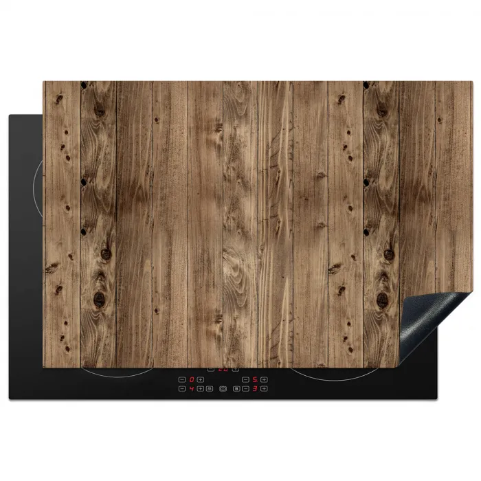 Eikenhout - Patronen - Planken Inductie beschermer vinyl 3mm klein 276 -3d