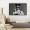 Vrouw - Pasta - Zonnebril canvas 2cm klein -sfeer6