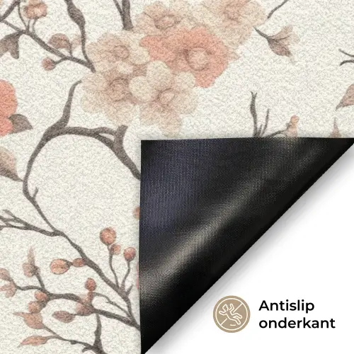 Kersenbloesem - Mus - Roze Deurmat klein 898 -antislip_NL