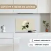 Cameliabloem - Wit - Groen keuken achterwand spatscherm klein -sfeer4_FR