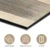 Boog -  Strepen - Minimalistisch - Zwart aluminium wit klein -closeup_NL
