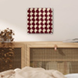 Rood - Tegelpatroon - Crème plexiglas 5mm klein 11 -sfeer4