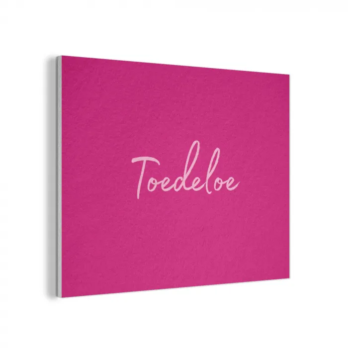 Toedeloe - Roze PET vilt klein -3d