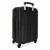 Lederen look diep groen NBS - Handbagage koffer - Volwassenen Unisex middel -achterkant