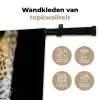 Luipaard - Dieren - Portret - Wilde dieren - Zwart Wandkleed katoen klein -sfeer2