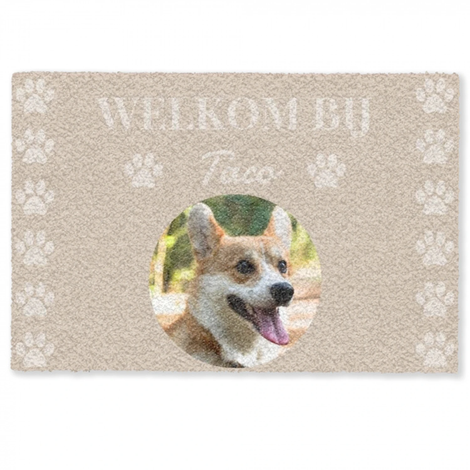 Eigen - Foto - Rond - Pootjes Deurmat klein -zkaufland3d