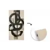 Cirkels - Lijnen - Vormen - Zwart fotobehang vinyl groot -3d