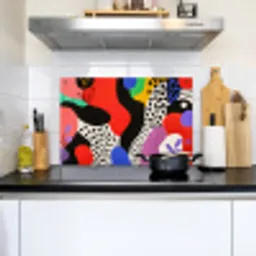 Abstract - Vormen - Kleuren - Stippen Inductie beschemer met haakjes klein -sfeer2