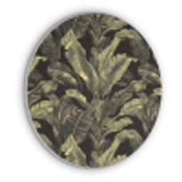 Botanisch - Bladeren - Groen Akoestische PET Vilt - Rond klein 838 -3d