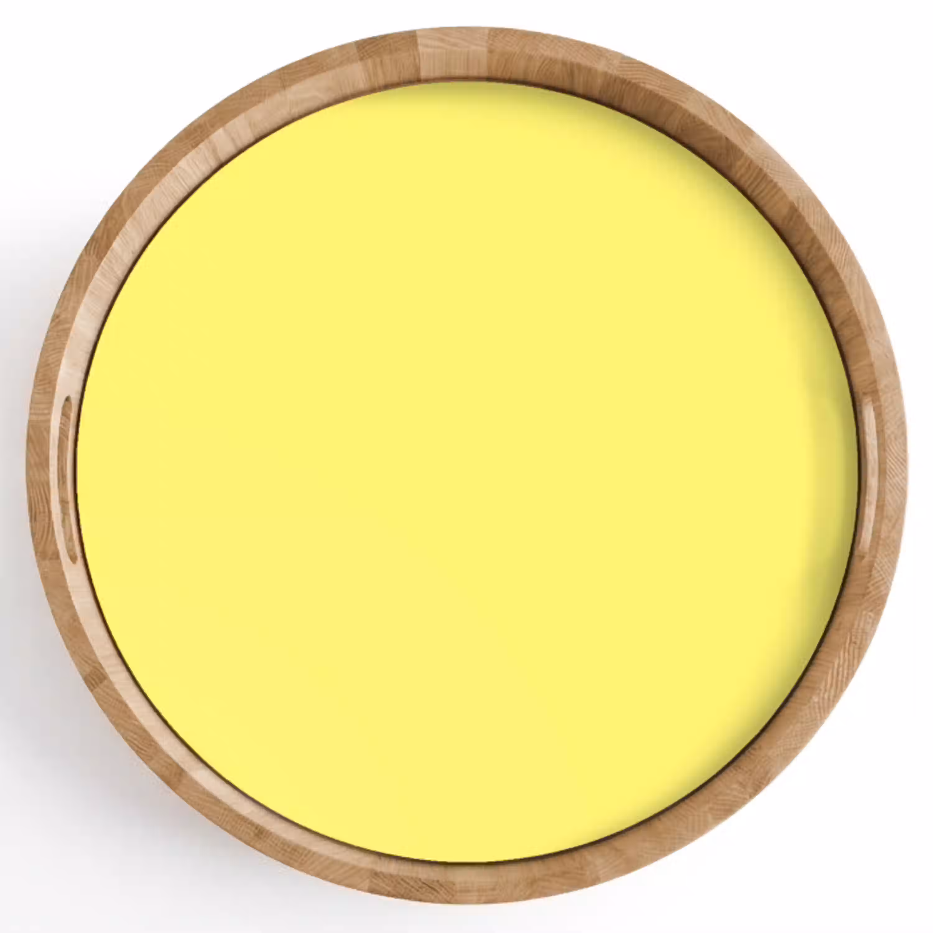 Buttery - Beige - Geel Dienblad Rond middel 914 -z3d_shopping