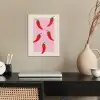 Pepers - Rood - Illustratie poster papier klein -sfeer1
