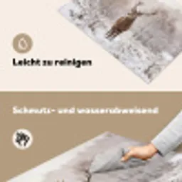 Edelhert - Bos - Sneeuw - Winter - Majestueus Inductie beschemer met haakjes klein -ky-schoon-de
