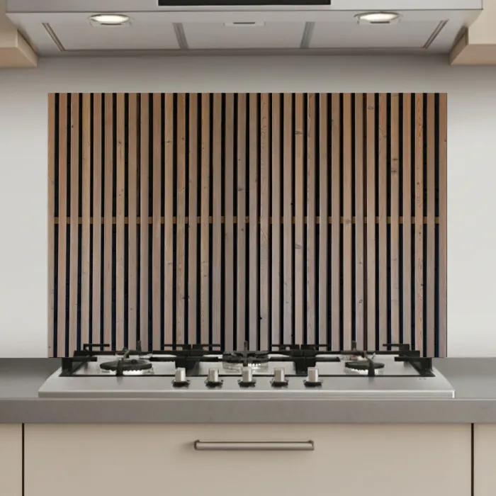 Vintage - Hout - Design - Structuur keuken achterwand spatscherm klein -3d_website