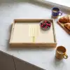 Minimalistisch - Waterijsje - Stokje - Beige Dienblad Rechthoek middel -sfeer2