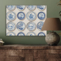 Borden - Bomen - Planten - Blauw PET vilt klein 837 -sfeer2