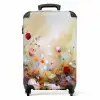 Olieverf - Bloemen - Kleurrijk - Natuur NBS - Handbagage koffer - Unisex middel -productfoto_recht