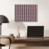 Plaid - Patroon - Roze - Zwart PET vilt klein 837 -sfeer5