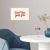 Don't lose your fire - Rood - Wit - Minimalistisch poster papier klein -sfeer3