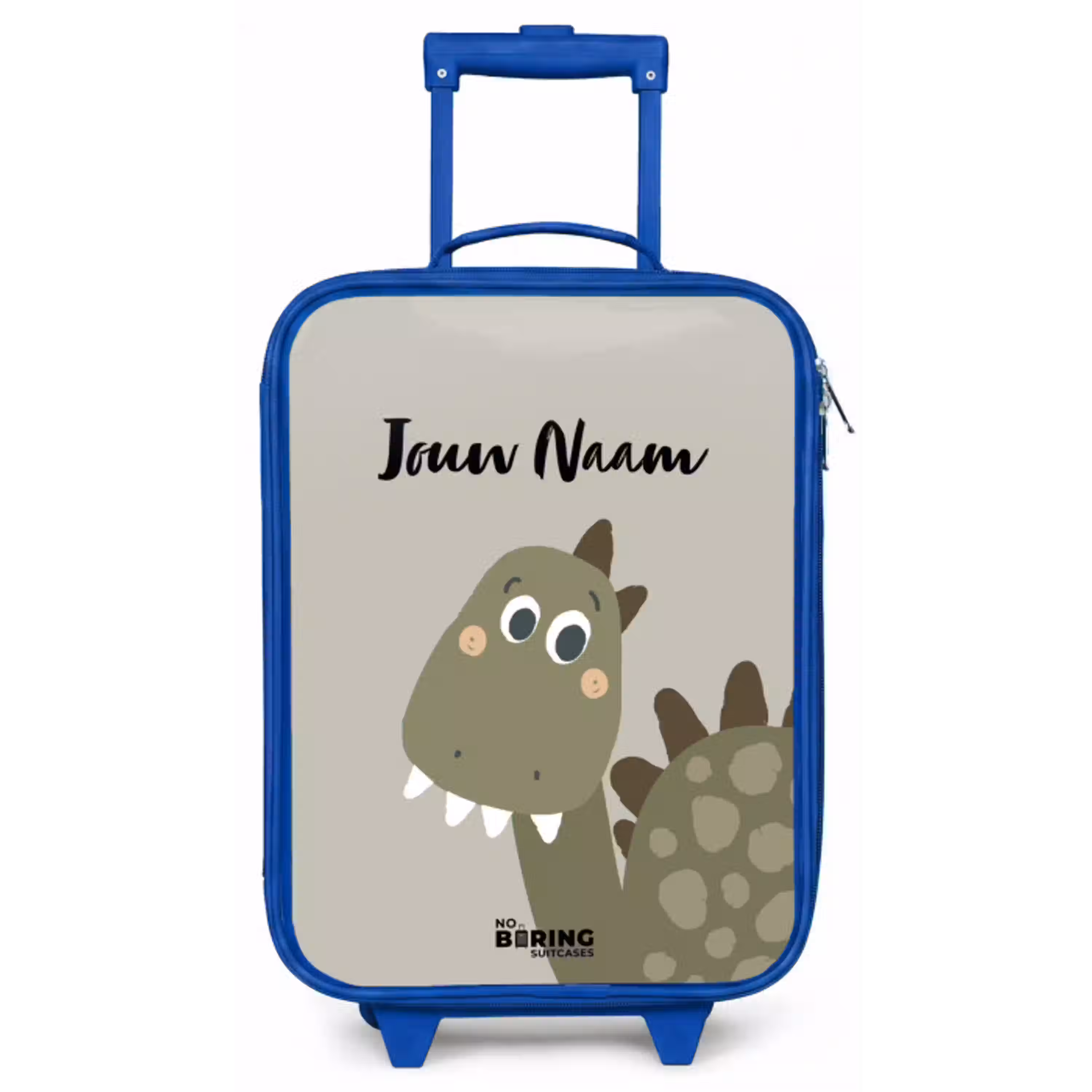 Danny dino Kinderkoffer - Blauw klein -zz3dotto