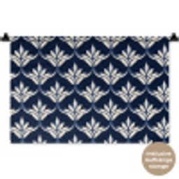Modern - Ontwerp - Blauw Wandkleed katoen klein 269 -t3d_DE