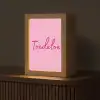 Toedeloe - Roze - Minimalistisch Light Box met kabel (Tafellamp) klein -z3d_website