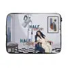 Half human, Half Coffee - Infuus - Koffie laptophoes neopreen klein -3d