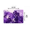 Bladeren - Paars - Tropisch - Abstract Placemat vinyl groot -specs