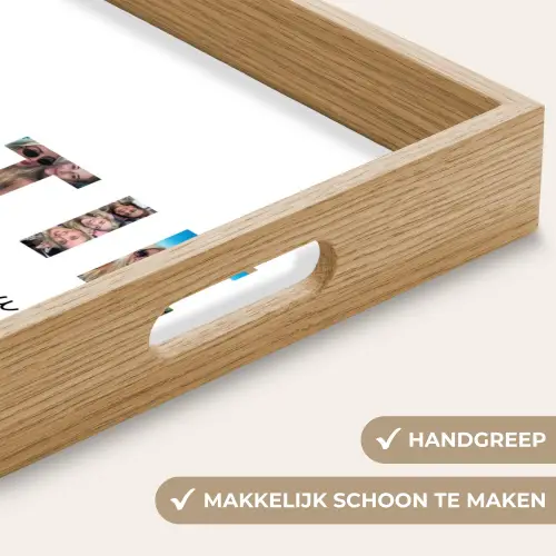 Bestie - Lettercollage Dienblad Rechthoek middel -USP_HandgreepNL