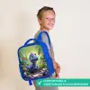 Donny Dino Kinderrugzak - Blauw middel -sfeer3_NL