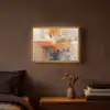 Verf - Patroon - Modern - Kunst Light Box met batterij (Wandlamp) middel -sfeer4