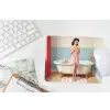 Badkamer - Vrouw - Roze muismat rubber klein -witbureau