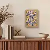 Zomer - Vlinder - Roze - Geel Light Box met kabel (Tafellamp) klein 925 -sfeer2