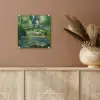 Brug - Hout - Vijver - Waterlelies plexiglas 5mm klein -sfeer5