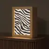 Zebraprint - Dynamisch - Roze Light Box met kabel (Tafellamp) klein -z3d_website