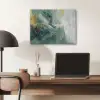 Groen - Modern - Marmer - Abstract PET vilt klein -sfeer5