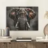 Olifant - Watercolor - Wilde dieren - Luxe PET vilt klein -sfeer1