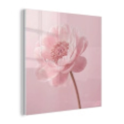 Bloem - Pioenroos - Roze plexiglas 5mm klein -z3d