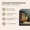 Kerstsfeer - Stadsplein - Kleurrijk Inductie beschermer vinyl 3mm middel -zzzzzzusp-haakje_NL