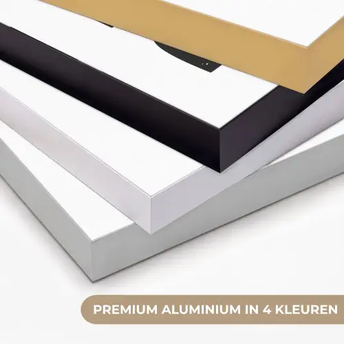 Bier - Japandi - Decoratie - Zwart Textielframe zwart klein -USP_kleurenNL