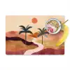 Heuvels - Palmbomen - Abstract Placemat vinyl groot -zzzproduct_Kitchenyeah-website