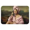Mona - Klassiek - Roze Badmat klein -3d