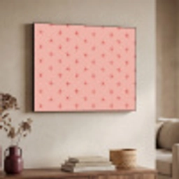Sterretjes - Patroon - Oranje Textielframe zwart klein 947 -sfeer3