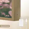 Bloemen - Paars - Wazig Light Box met batterij (Wandlamp) middel -USP_websiteoplaadbaarNL