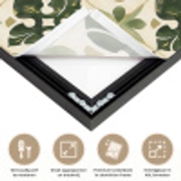 Patroon - Tegel - Groen Textielframe zwart klein 947 -USP_feed_closeupNL