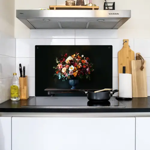Groot - Bloemen - Vaas - Boeket Inductie beschemer met haakjes klein -sfeer2