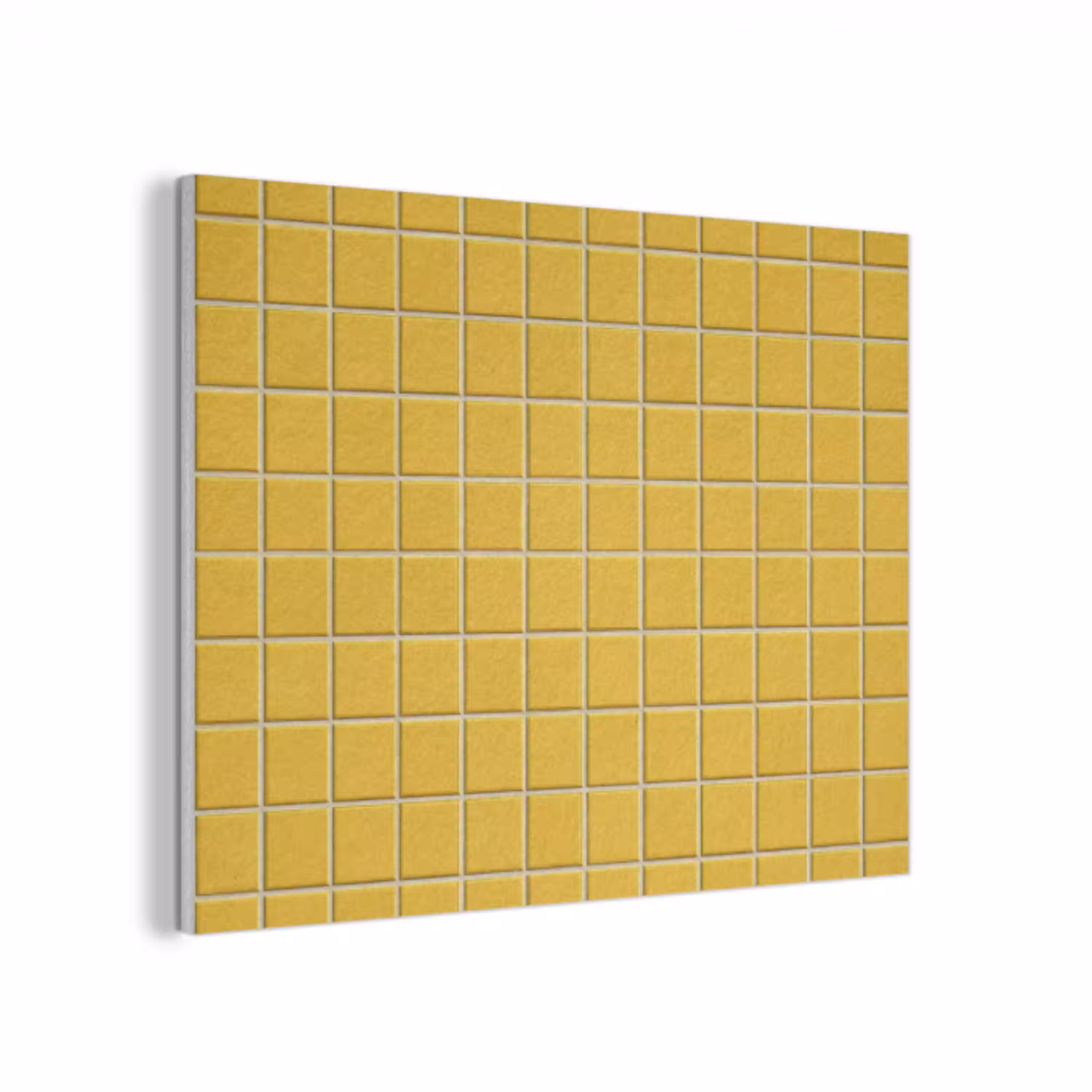Patroon - Tegel - Okergeel PET vilt klein 837 -3d