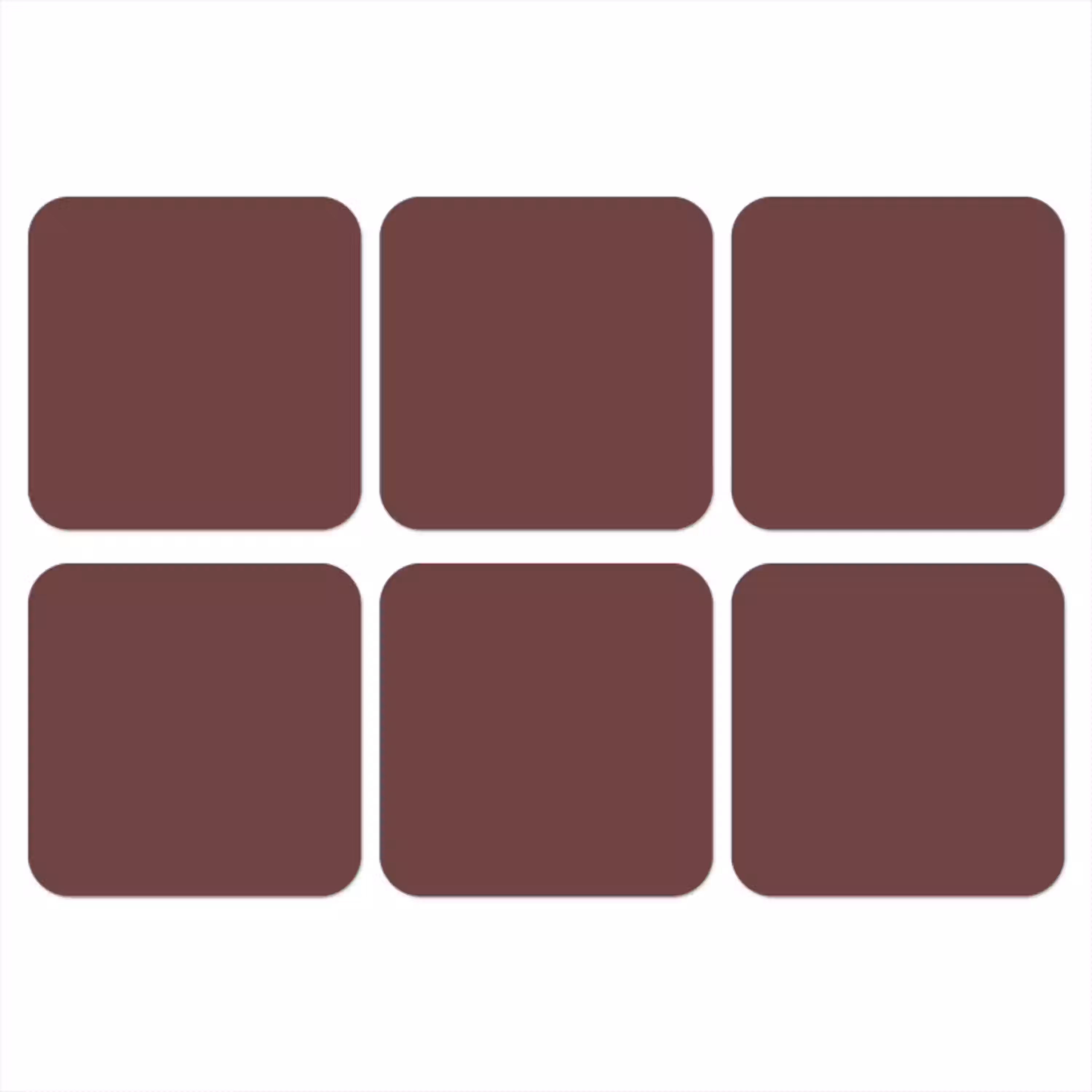 Velvet - Merlot - Rood onderzetter kurk middel 366 -3d
